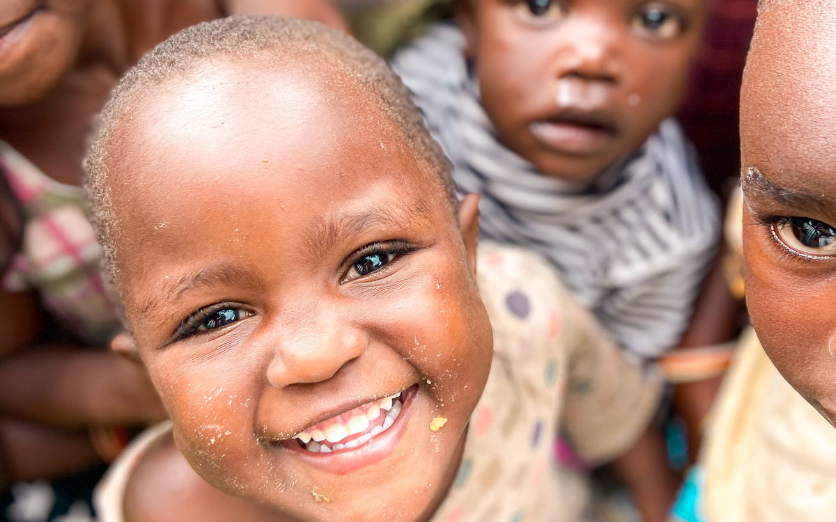 Kinder im Partner-Kindergarten in Kalangala